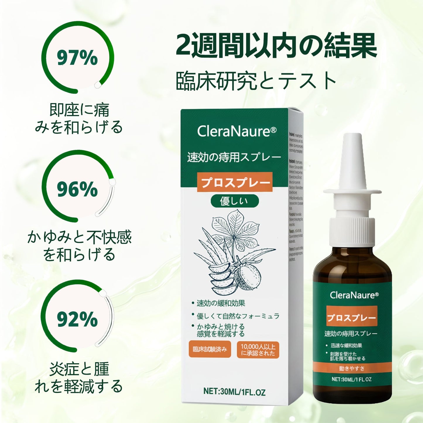 💎限定キャンペーン | CleraNaure® 速効性痔疾用PROスプレー