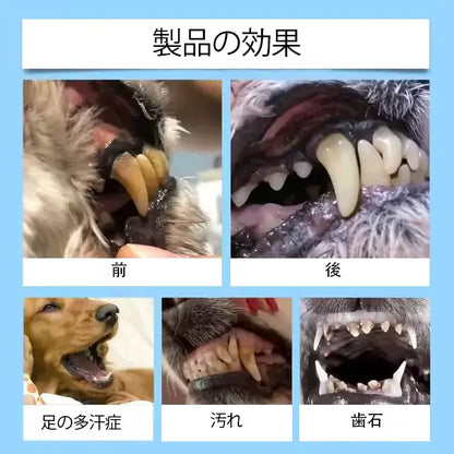 [公式ストア] CleraNaure® ペット用デンタル＆消化器健康 口腔ケア液 – 口臭を爽やかに、歯石を除去し歯茎の再生を促進、歯を安定させる（猫・犬用） – 本日限定80%オフ！