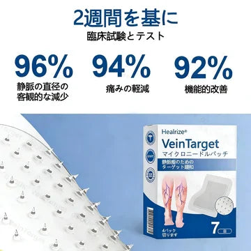 🥇Healrize® ヴェインターゲット マイクロニードルパッチ✨