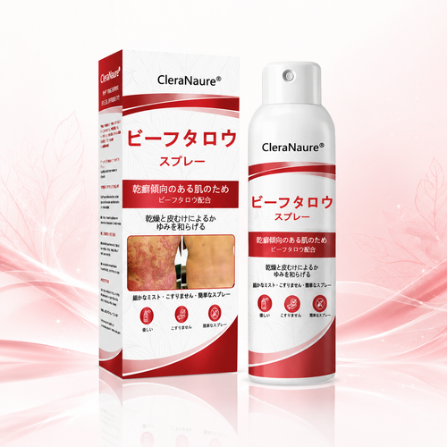 🥇CleraNaure® ビーフタロウスプレー — かゆみ・皮膚の剥がれを抑える乾癬用スキンケアスプレー