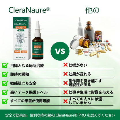 💎限定キャンペーン | CleraNaure® 速効性痔疾用PROスプレー